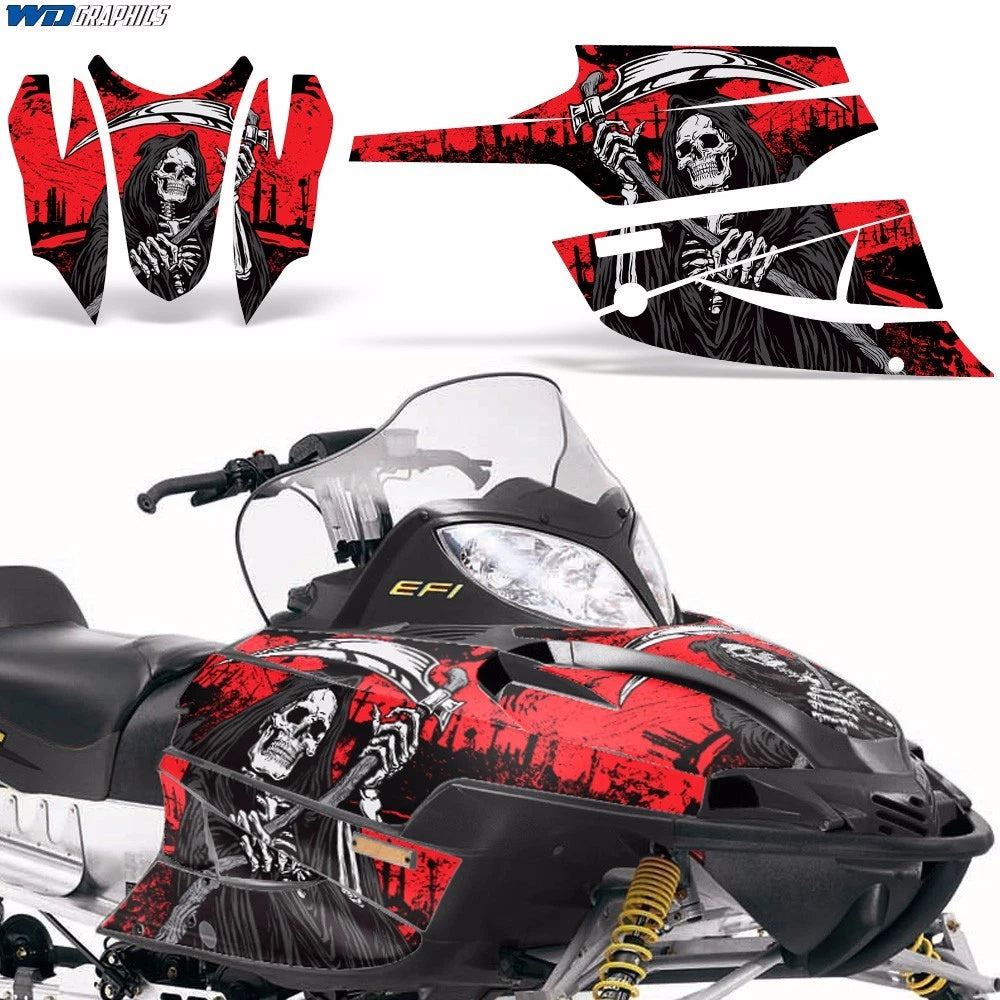 Sled Graphic Stickers Decals for Arctic Cat Firecat/Sabercat (2003–2006)