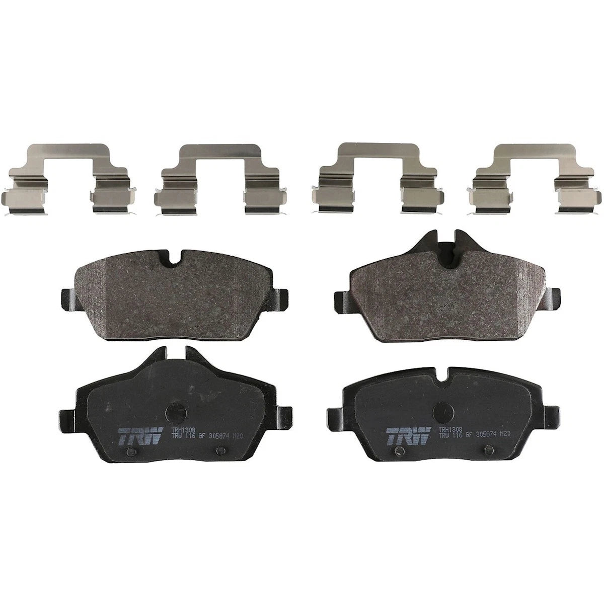 2X Brake Pad Set Front for Mini Cooper (2011–2023) TRH1308