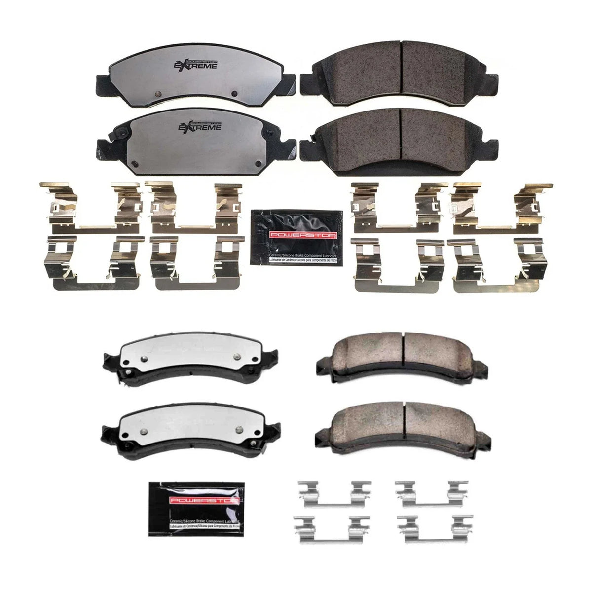 PowerStop Z36 Carbon-Fiber Ceramic Disc Brake Pad Kit for Express 1500 (2015–2023)