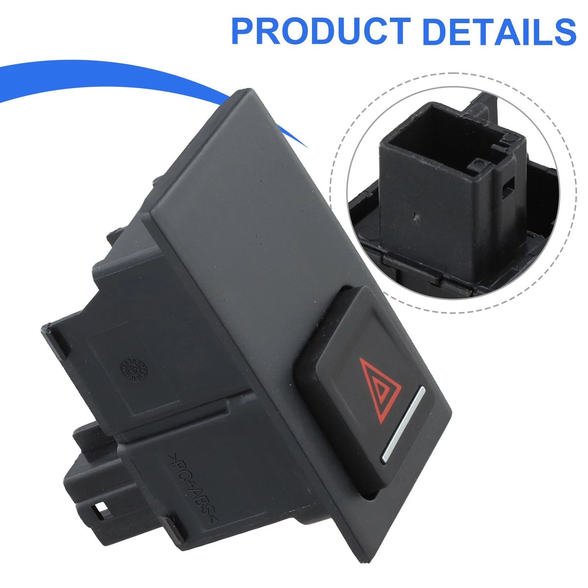 Hazard Double Flash Switch with Panel for Golf 7 MK7 (2013–2020)