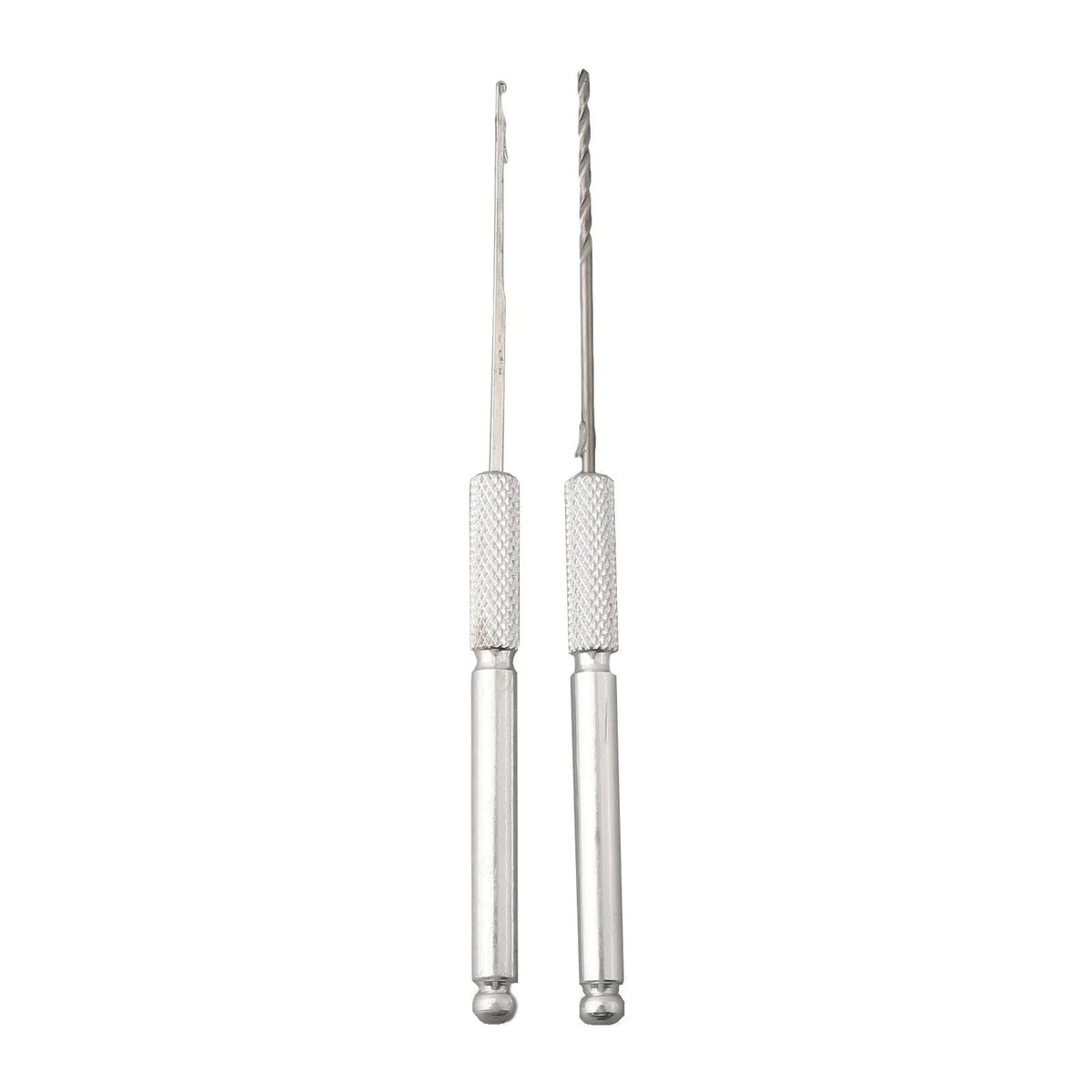 2X Stainless Steel Needle Tool Set for Coarse Fishing Drill Kits