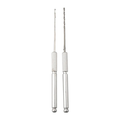 2X Stainless Steel Needle Tool Set for Coarse Fishing Drill Kits