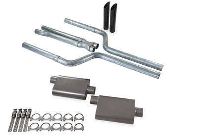 Dual Exhaust Kit for Chrysler 300 V6 (2005–2018) 2.5" 2 Chamber BW Tip Rear Exit