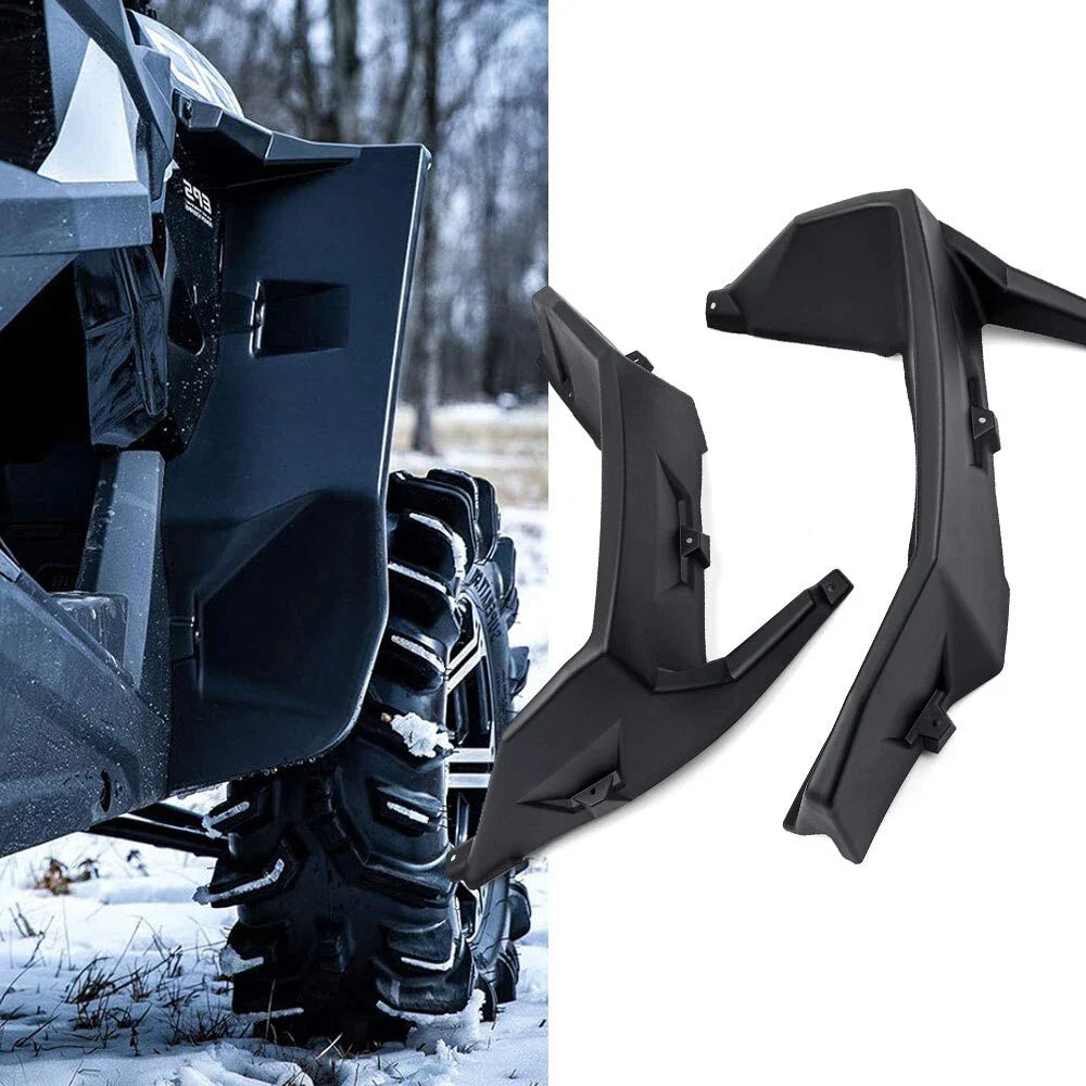 Set of 4 Front Fender Flares for Polaris RZR XP 1000, Turbo S, 900 (2014–2021)