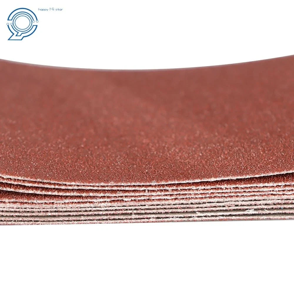 Set of 5 Sanding Belts 6" × 48" 80 Grit Aluminum Oxide