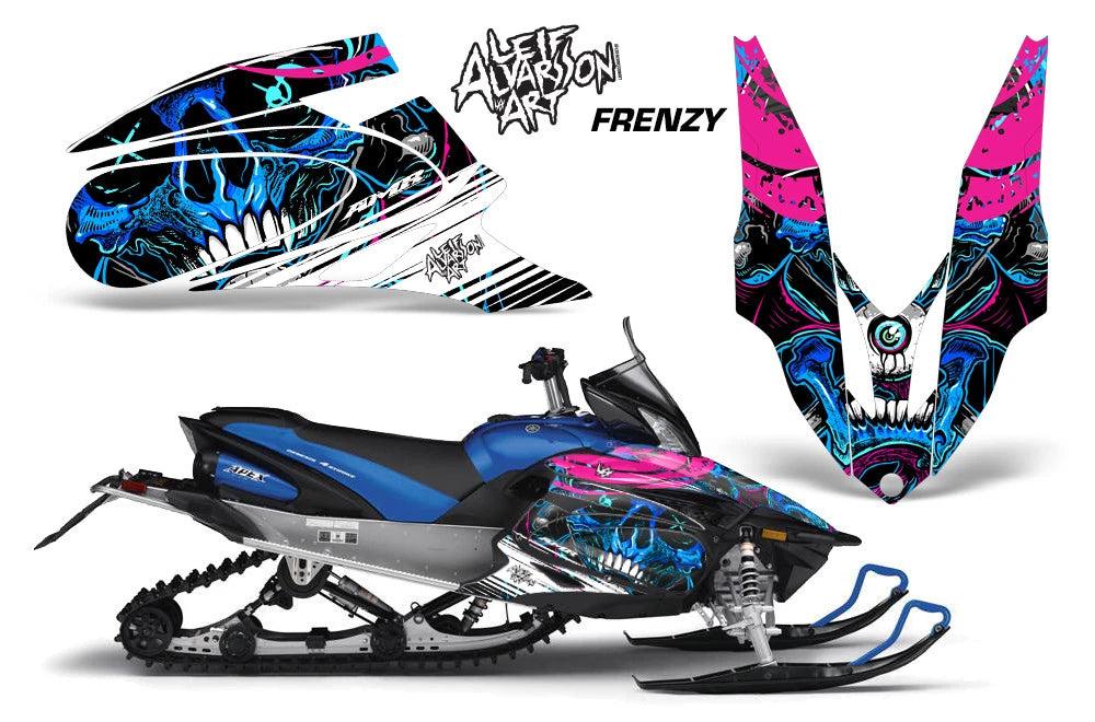 Snowmobile Sled Graphic Decals for Yamaha Apex (2006–2010)