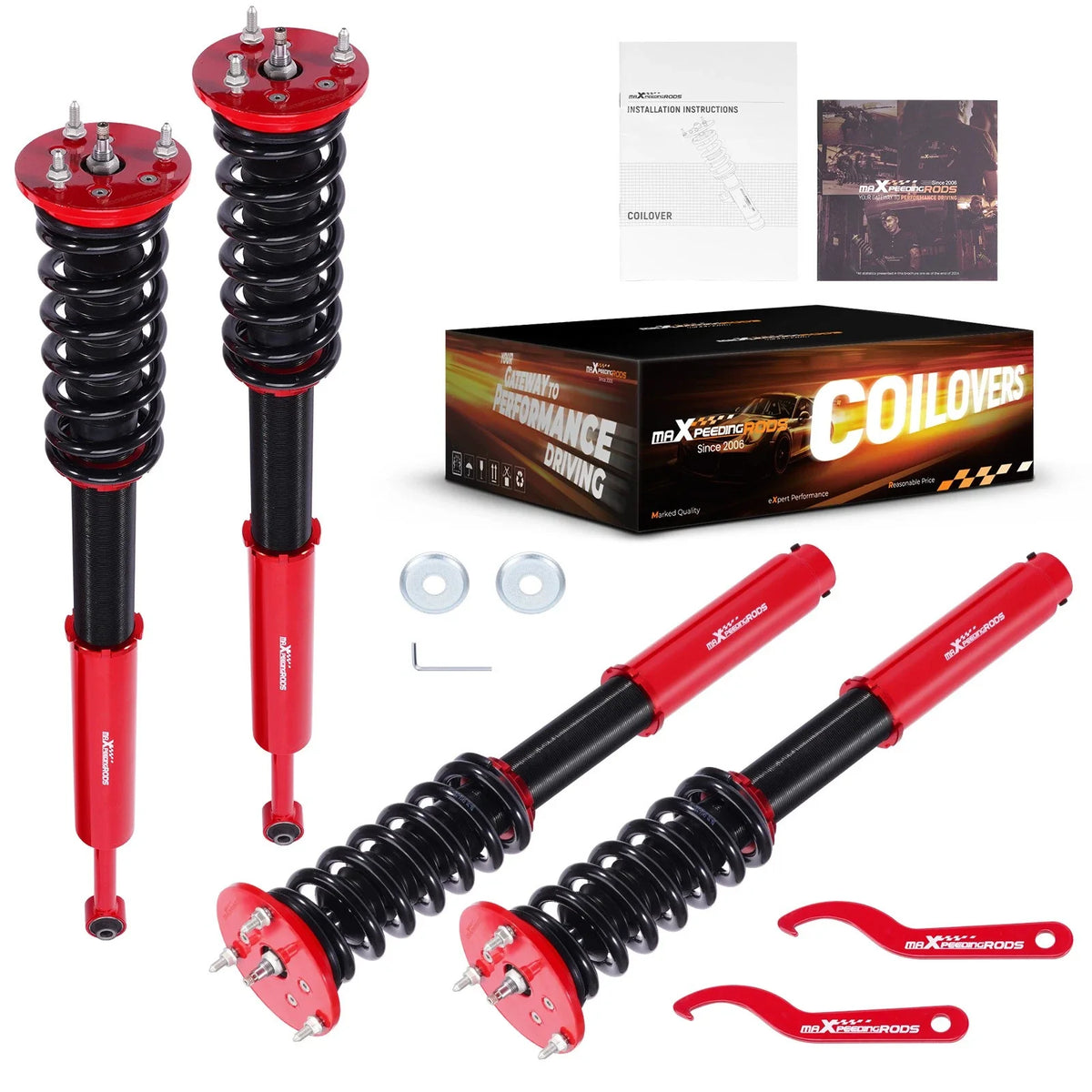 24 Way Adjustable Coilover Suspension Kit for Mercedes W220 S320 S450 S600 (2000–2006)