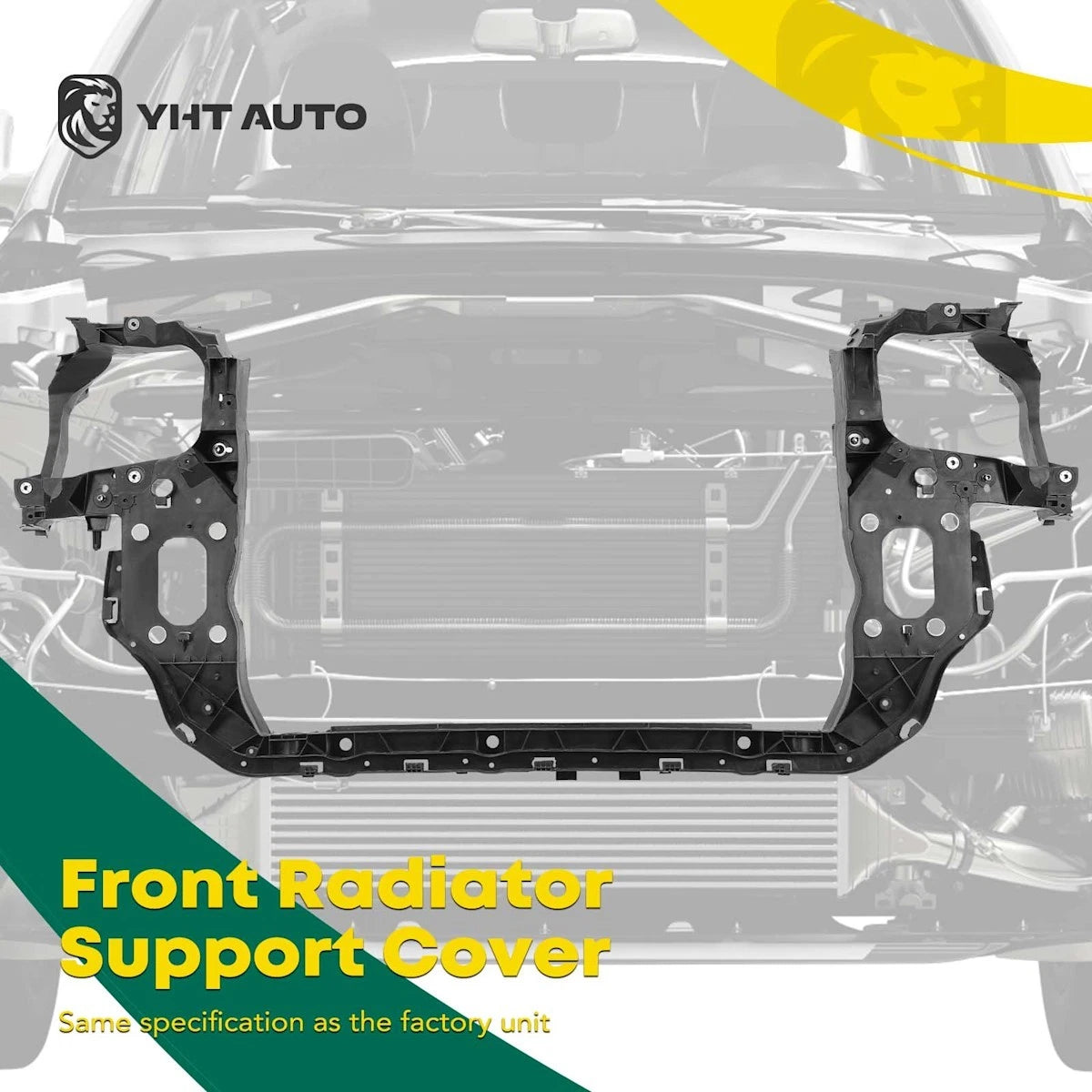 Radiator Support for Dodge Grand Caravan Chrysler Town & Country (2015–2020) - 18046281, CH1225215, 68023326AE, 68023326AA