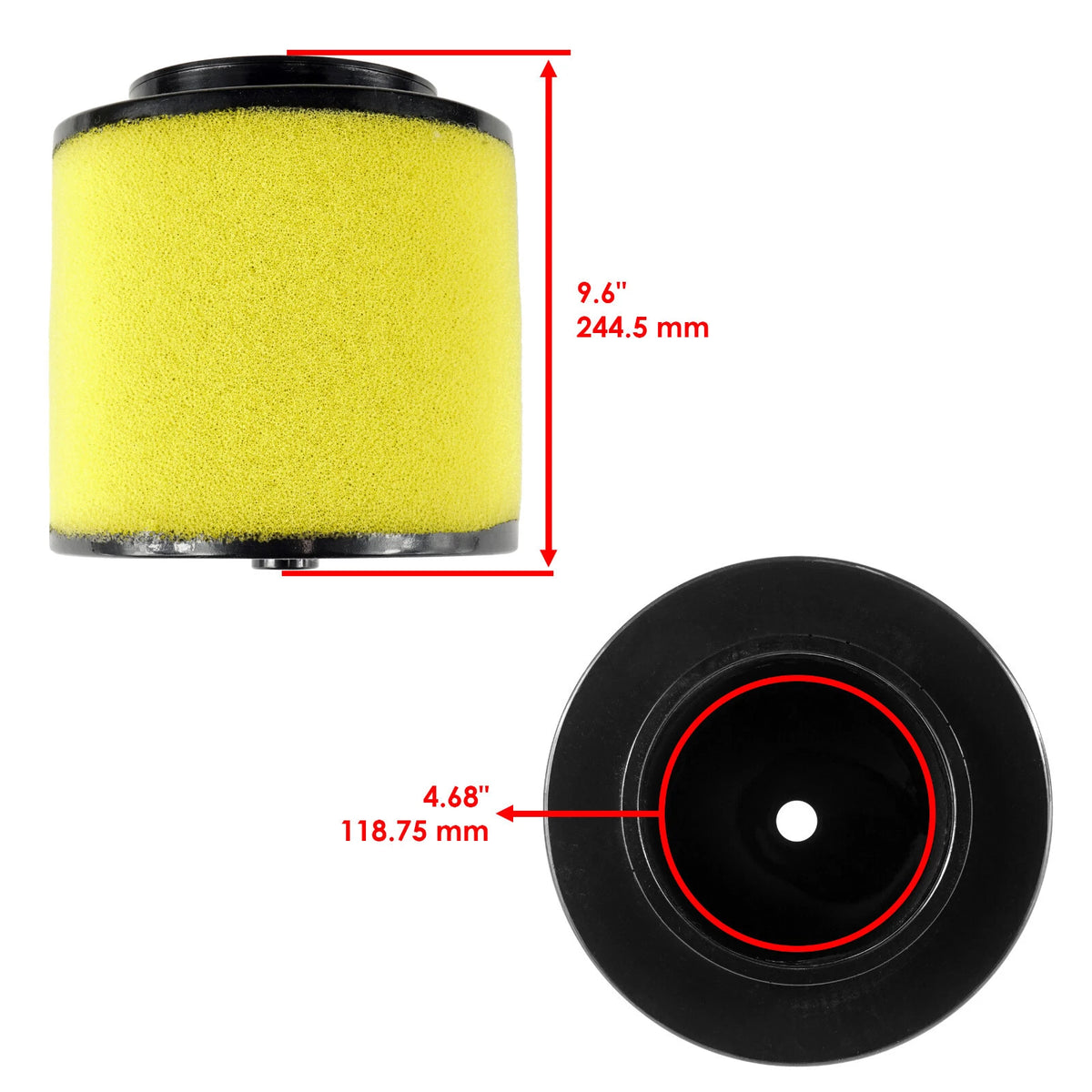 Air Filter Cleaner for Honda TRX400FA TRX400FGA Rancher 400 4x4 (2004–2007) FL4472AF222AR