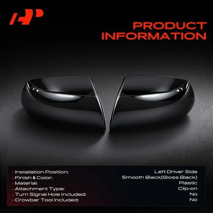 Left Driver Side Mirror Cover Cap for Kia Soul (2020–2025) 87616-K0010, KI1326109