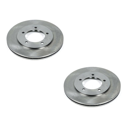 Set of 2 Powerstop Brake Discs Front for Suzuki Grand Vitara (1999) - SET-P15JBR1373-2