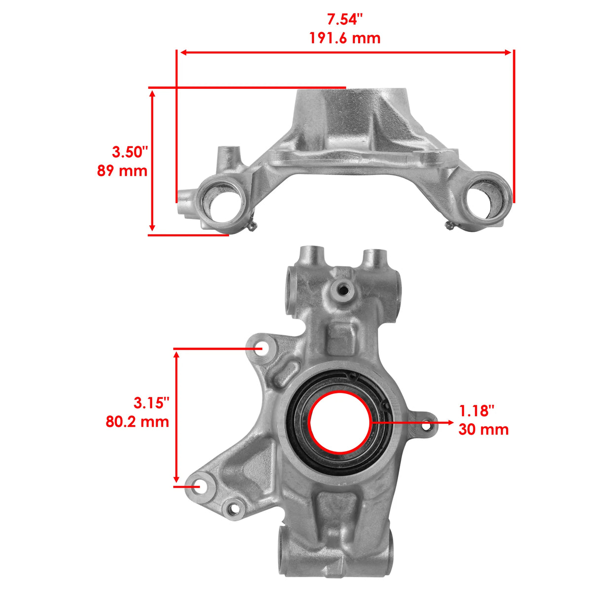 Set of 2 Rear Knuckles for Yamaha Kodiak 700 (2016–2026) NK138+NK139