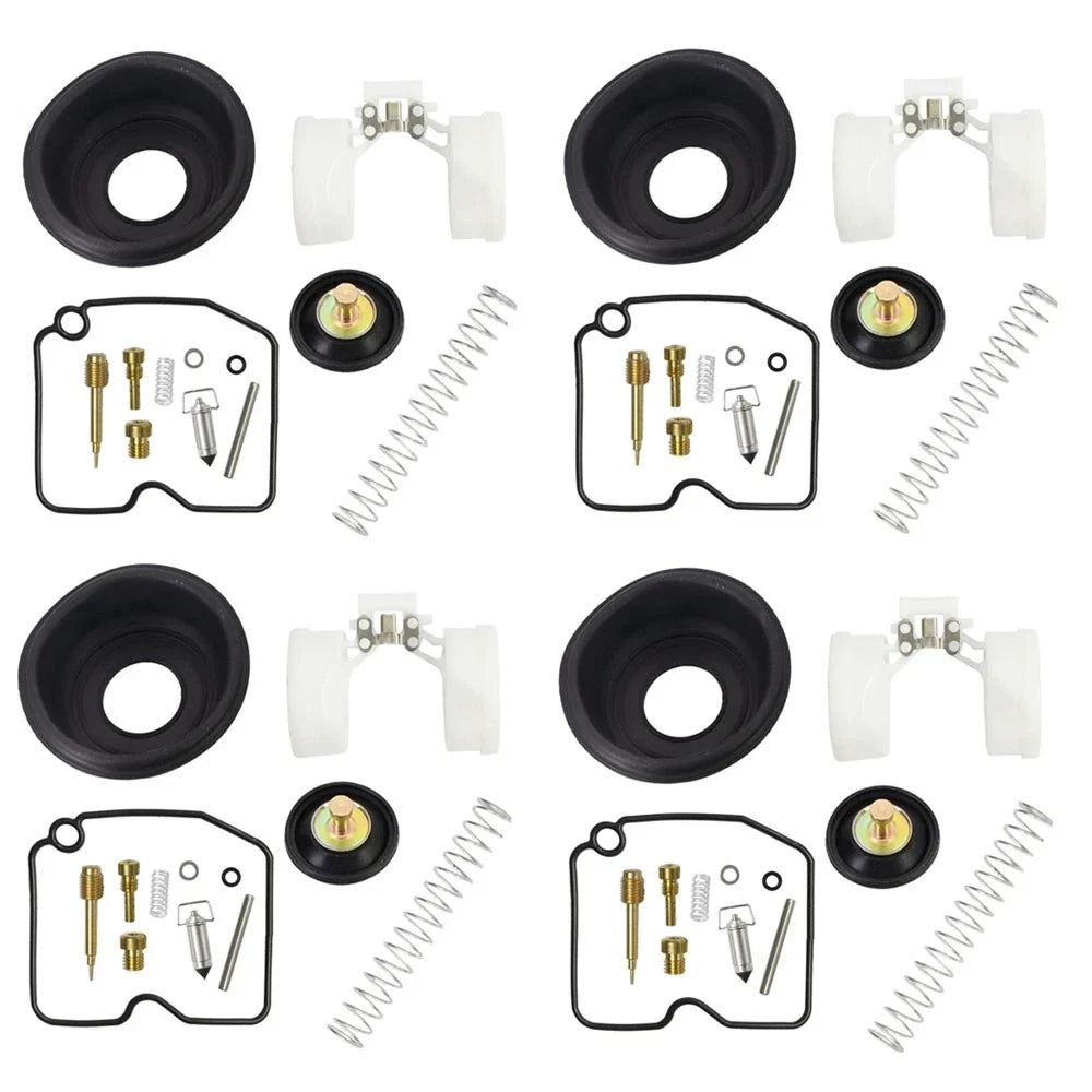 4X Carburetor Diaphragm Repair Kit for Kawasaki Vulcan VN800 (1995–2006)