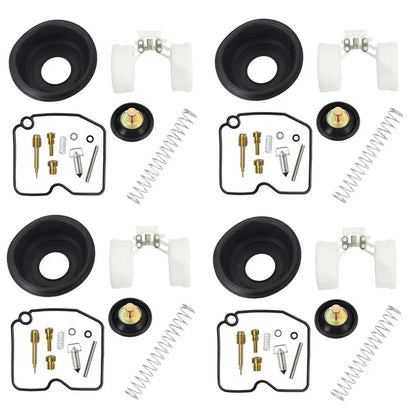 4X Carburetor Diaphragm Repair Kit for Kawasaki Vulcan VN800 (1995–2006)