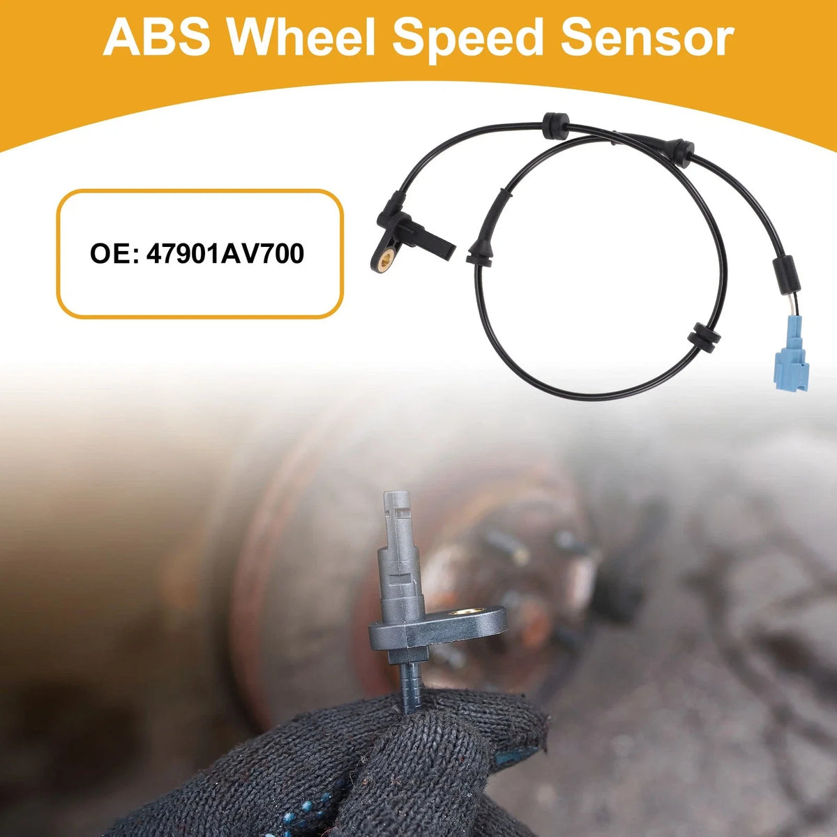 ABS Wheel Speed Sensor No. 47901AV700 for Nissan Primera (1990–2001)
