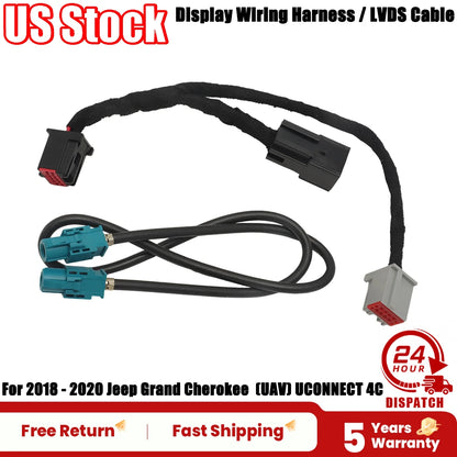 UAV Display Wiring Harness for Jeep Grand Cherokee (2018–2020)