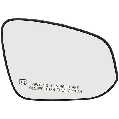 Heated Passenger Mirror Glass for Toyota Highlander (2014–2019) with Backing Plate