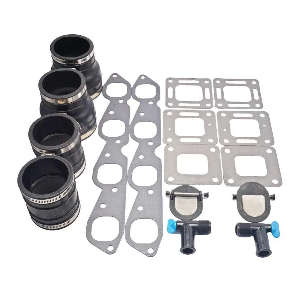 Exhaust Manifold Kit for MerCruiser V8 330-370 GM 454/502 CID (1981–Present)