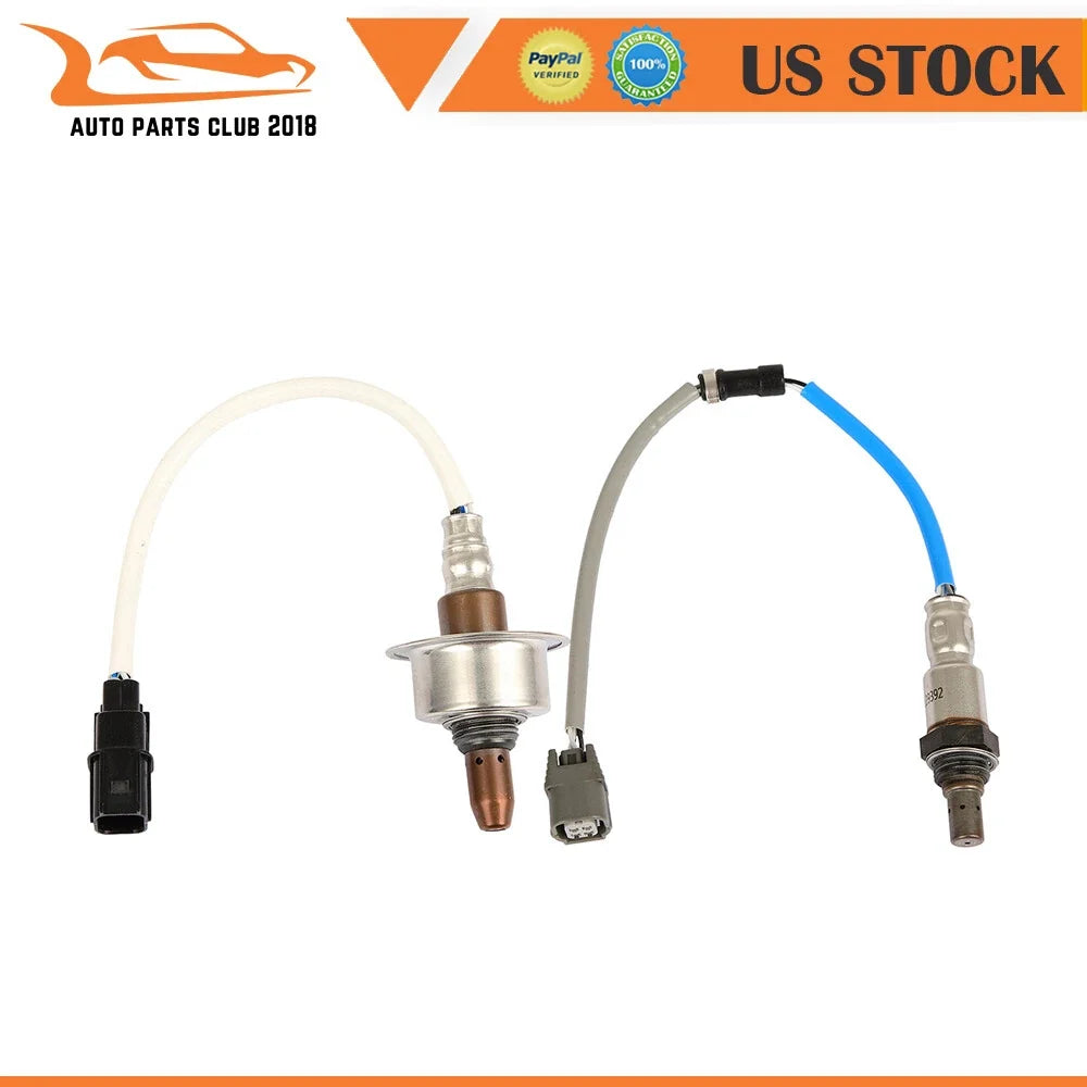 2X Oxygen O2 Sensor for Honda Accord 2013–2017 2.4L L4 Upstream+Downstream