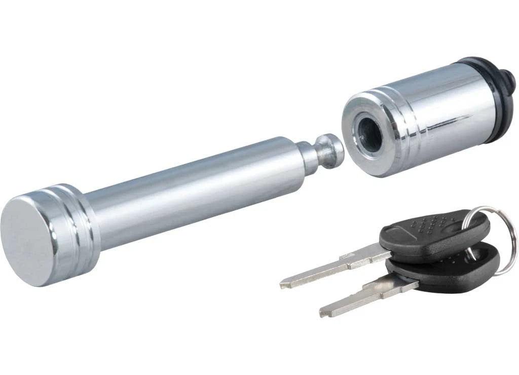 Curt 23515 Dogbone Receiver Lock Chrome for Class 3/4