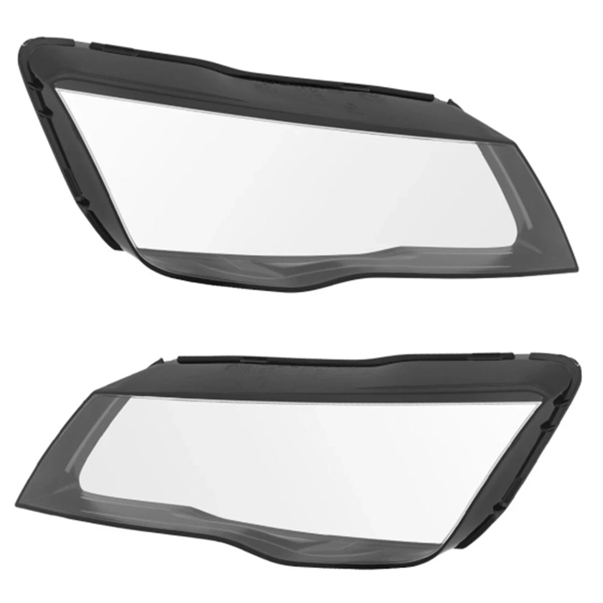 2Pcs Front Headlight Lens Cover Shell Clear for Audi A7 S7 RS7 (2012–2015)