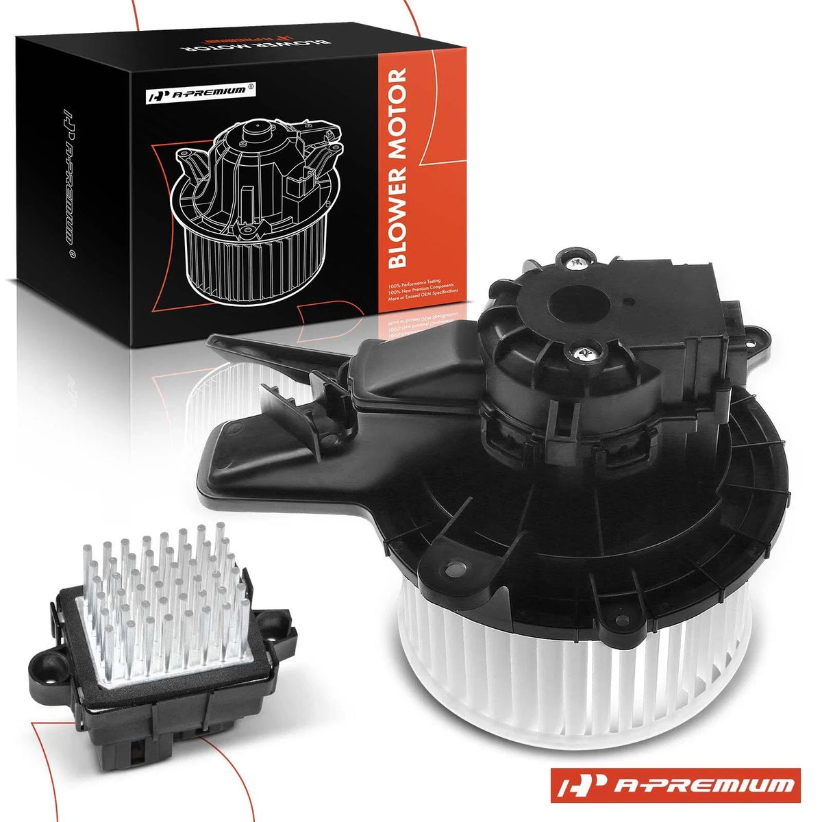 Rear HVAC Blower Motor & Resistor Kit for Chevy Tahoe Cadillac Escalade (2007–2014)