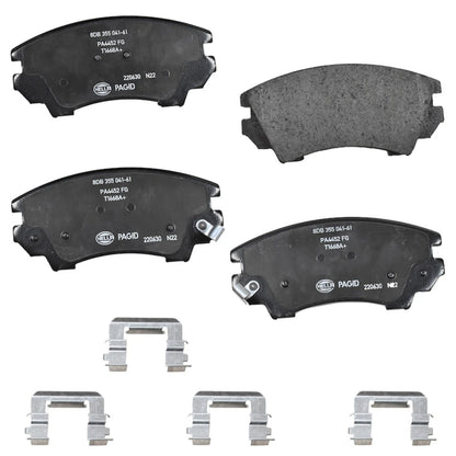 Set of 4 Brake Pad Sets for Chevrolet Camaro (2010–2015) SET-H57355041611-C