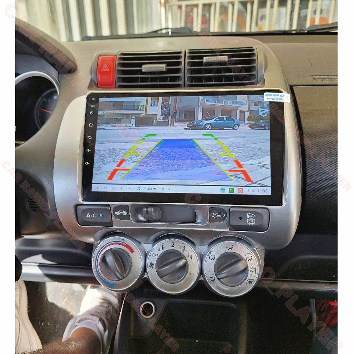 4+64G Android 14 Carplay Stereo Radio GPS for Honda Fit (2002–2008)
