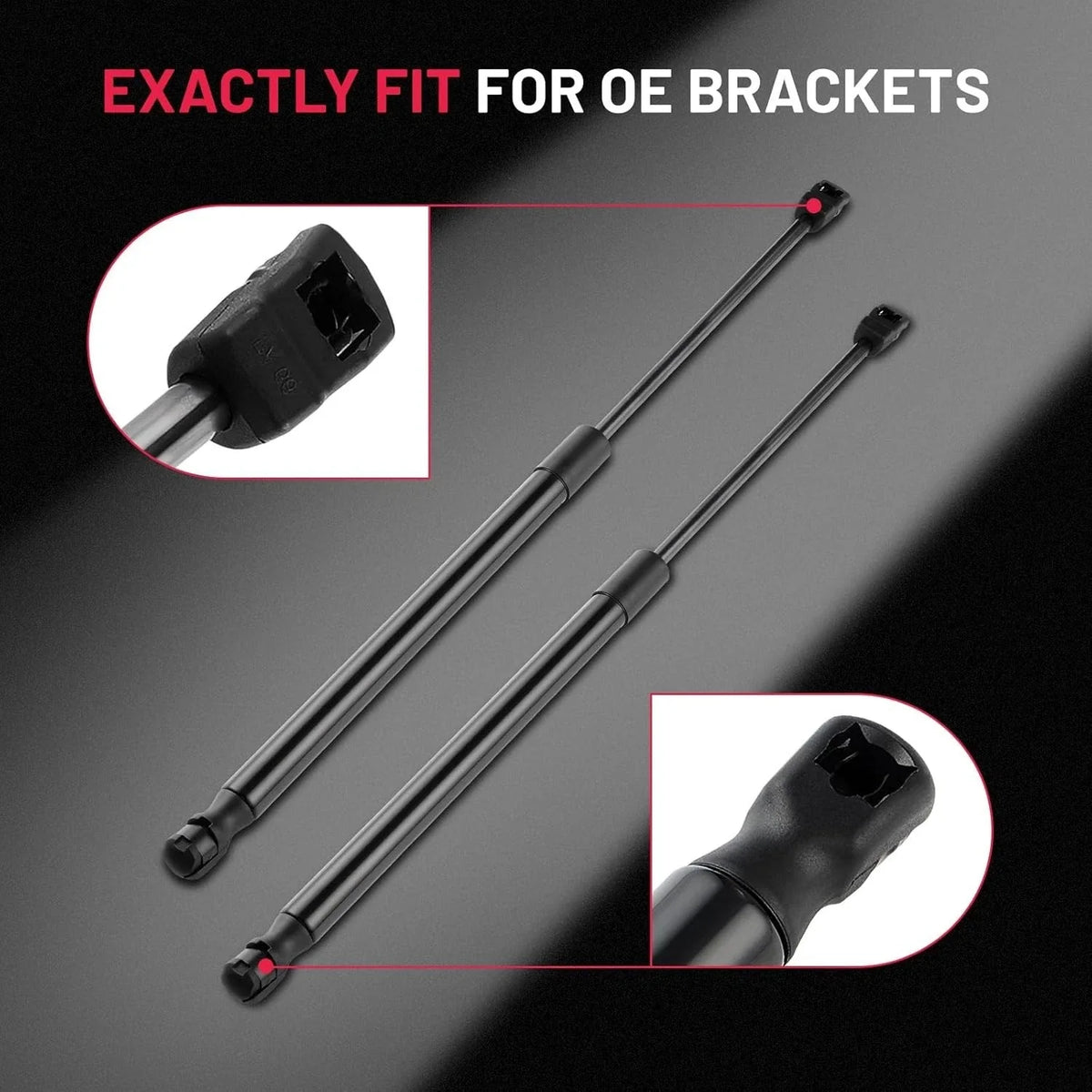 Rear Window Glass Lift Supports for 2009–2015 Honda Pilot (3.5L)