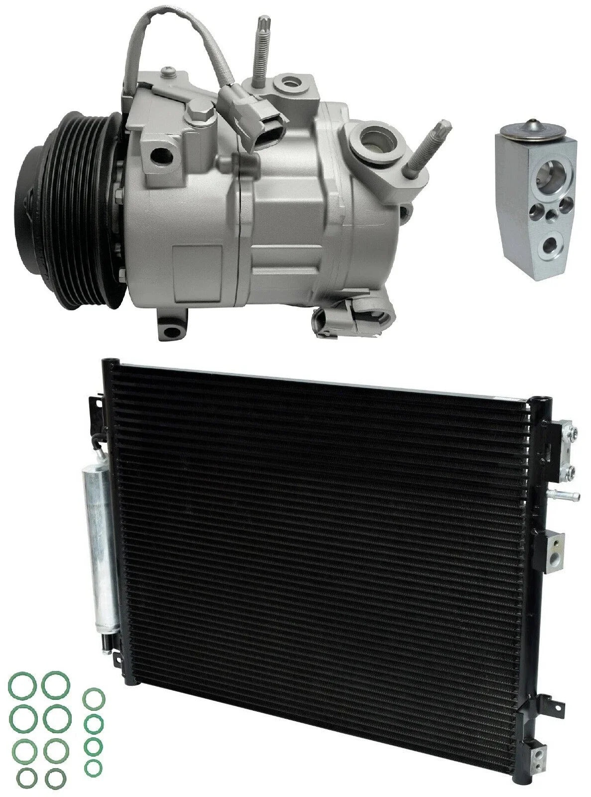 A/C Compressor Kit w Condenser for Dodge Challenger 6.2L (2020–2020)