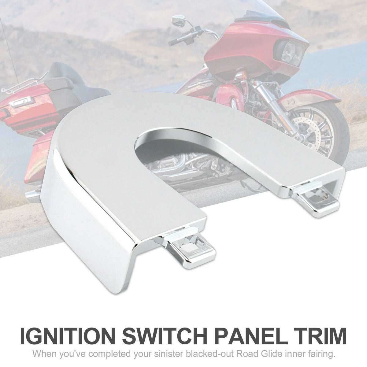 Aluminum Ignition Switch Panel Trim for Harley Touring Road Glide Special (2015–2022) T9
