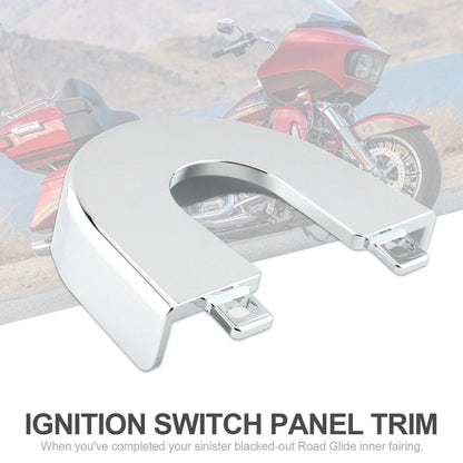 Aluminum Ignition Switch Panel Trim for Harley Touring Road Glide Special (2015–2022) T9