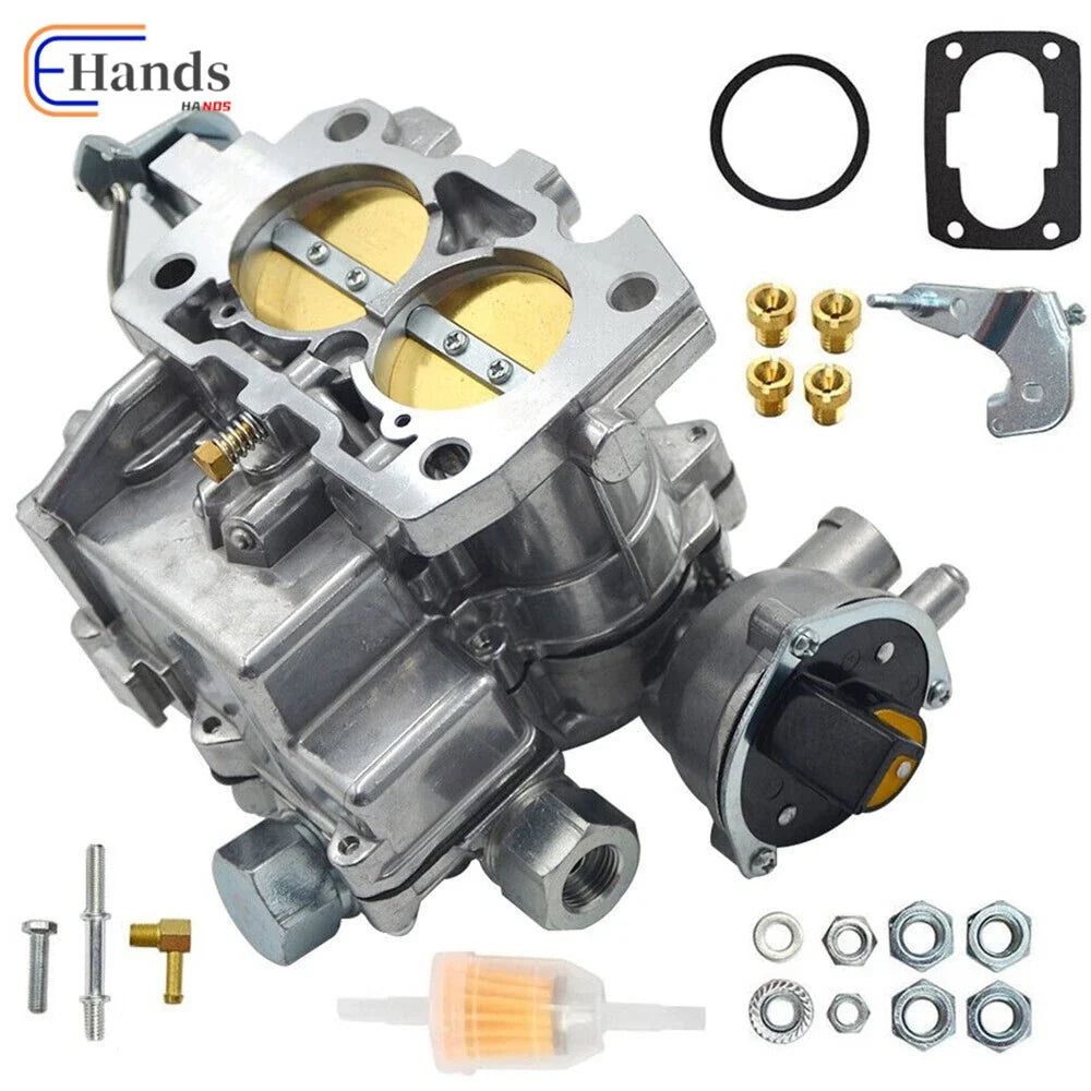 Marine Carburetor with Gasket for 2.5L 3.0L 4CYL Engines (2X)