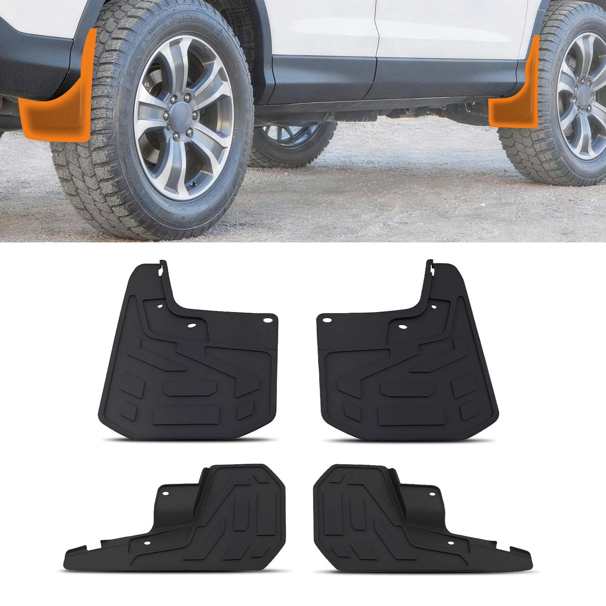 Set of 4 Mud Guards for Chevrolet Colorado (2023–2024) KWF4MY