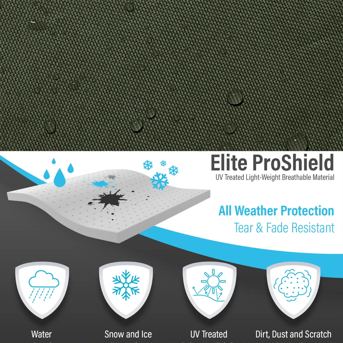 Waterproof Storage Cover for Kawasaki Mule 610 (2005–2020)