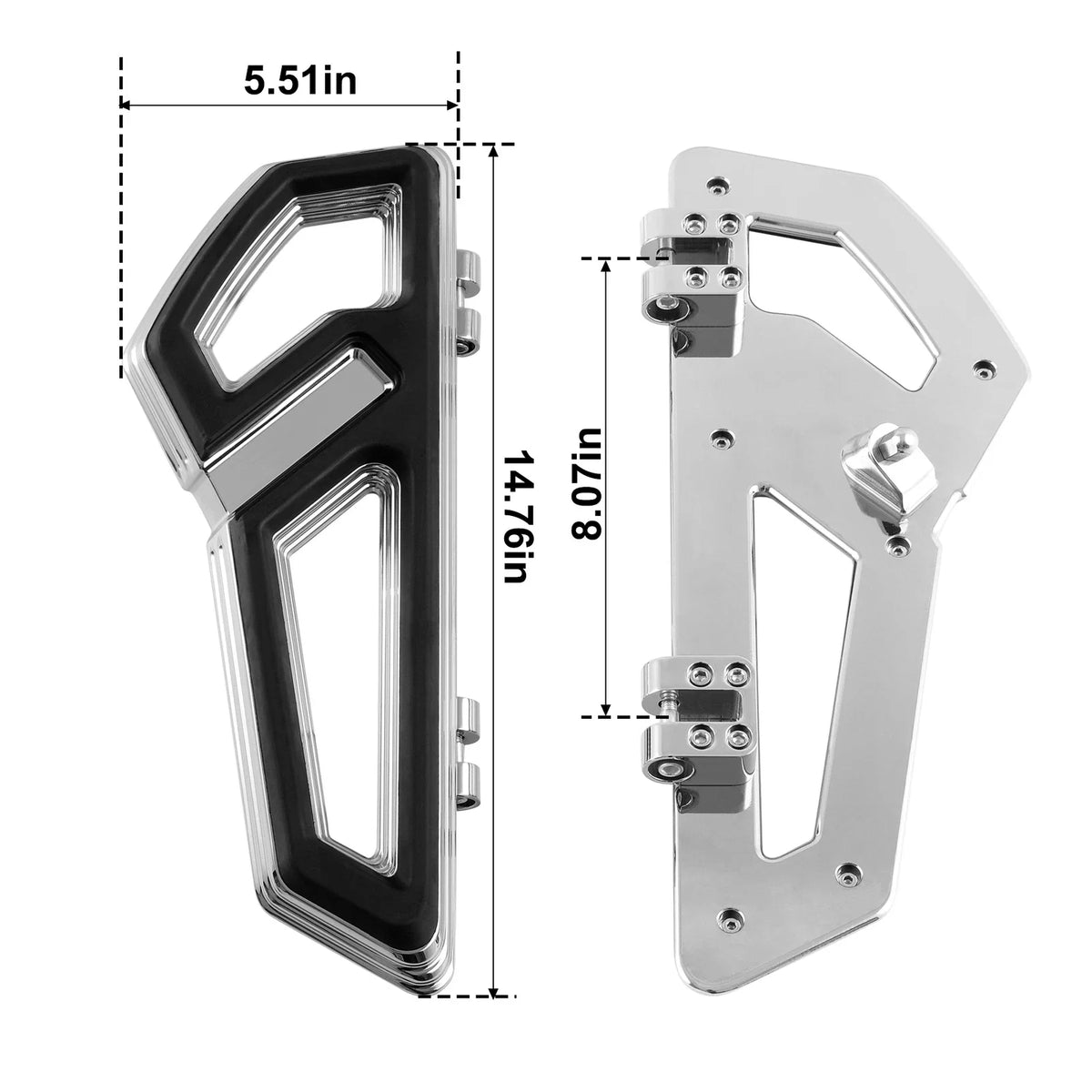 Floorboard & Brake Pedal Pad Set for Harley Road Glide (2000–Present)