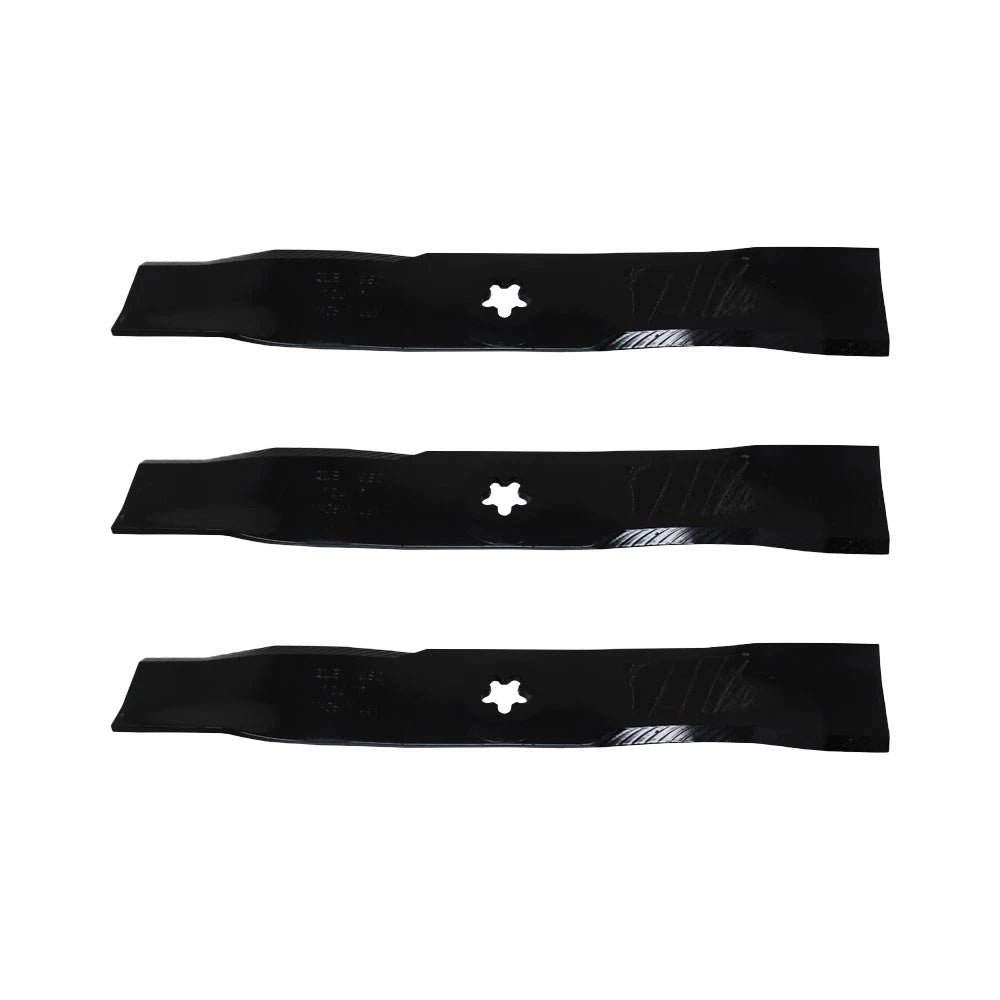3 Mower Blades for Poulan Husqvarna 48" Riding Mower Deck