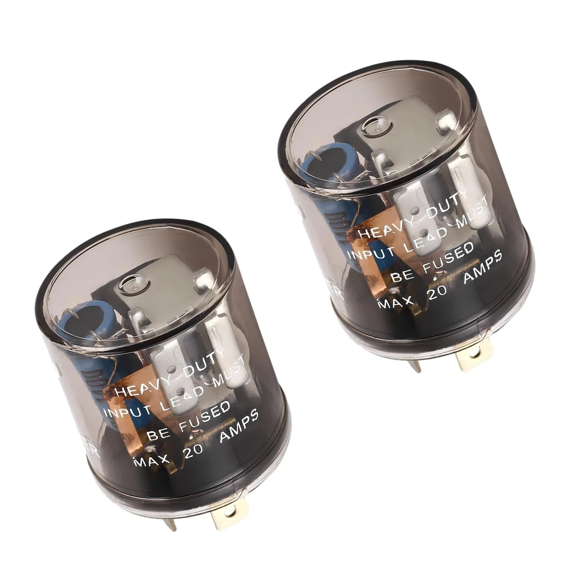 2X LED Flasher Relay for Universal 2 Pin 12V Heavy Duty Turn Signal