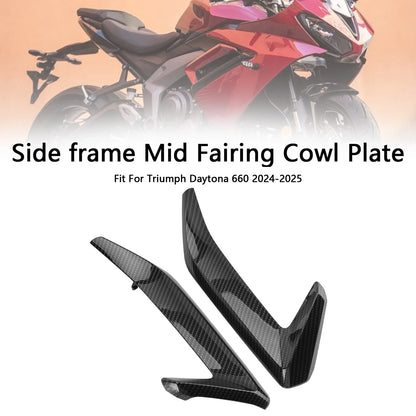Side Frame Mid Fairing Cowl Plate for Daytona 660 (2024–2025)