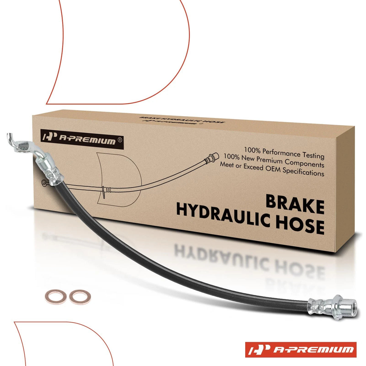 Front Brake Hydraulic Hose for Lexus GS300 GS350 GS450h RC300 (2018–2019) 2205534
