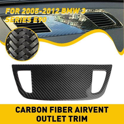 Carbon Fiber Interior Air Vent Outlet Cover for BMW Series 3 E90 E92 (2005–2012)