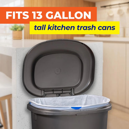 13 Gallon Drawstring Kitchen Trash Bags for Hefty Essentials (Pack of 120)