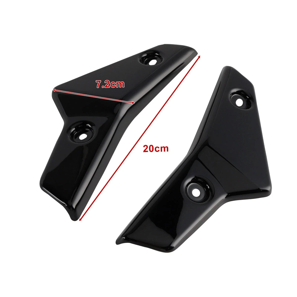 Radiator Side Cover Fairing Panels for Street Triple 765 R/RS (2020–2022) Black