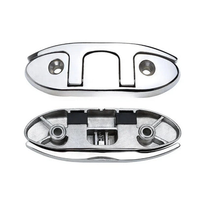 Folding Rope Cleat for Boats & Yachts - Marine Grade 316 Stainless Steel