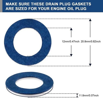 Oil Drain Plug Washer Gasket Set 100 for Toyota Lexus Scion