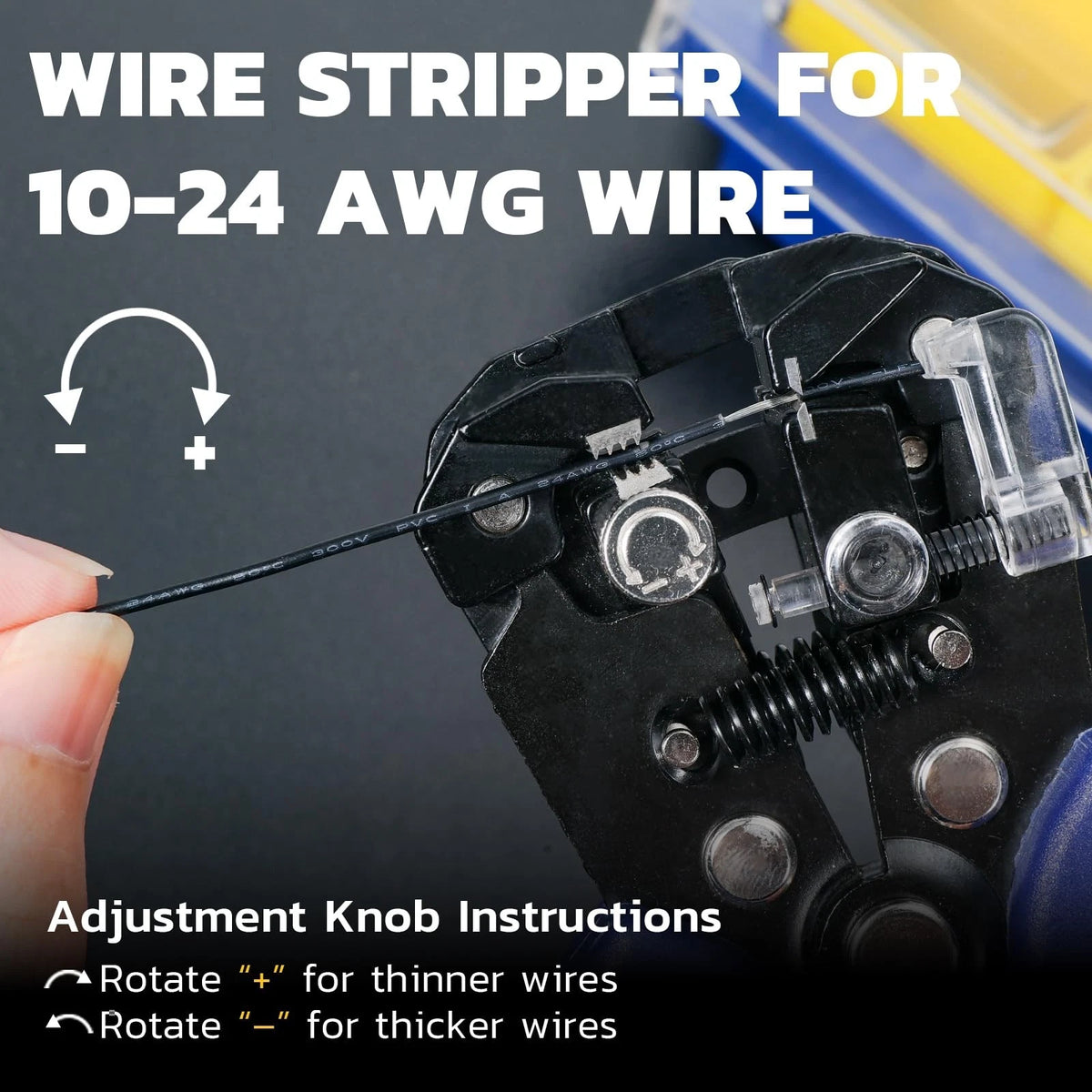 Self-Adjusting Wire Stripper for Automotive Use (3 in 1)