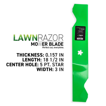 9-Pack LawnRAZOR Mower Blades for Poulan Pro 541ZX (574292401, 575938401)