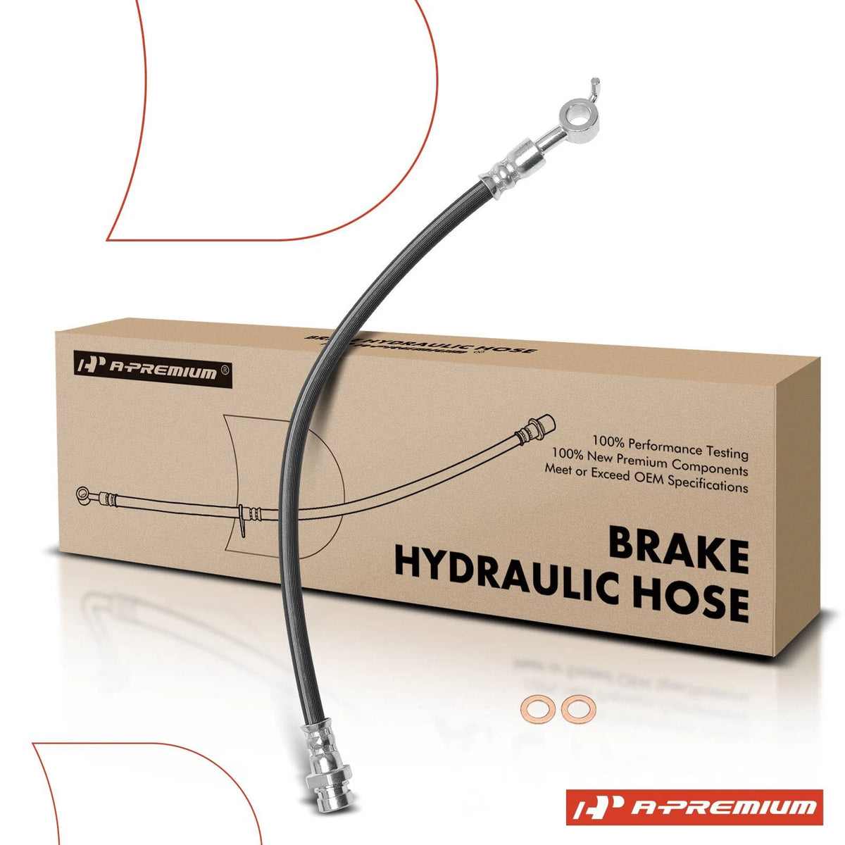 Rear Right Brake Hydraulic Hose for Kia Sorento (2014–2015) 587382P100, 2206452