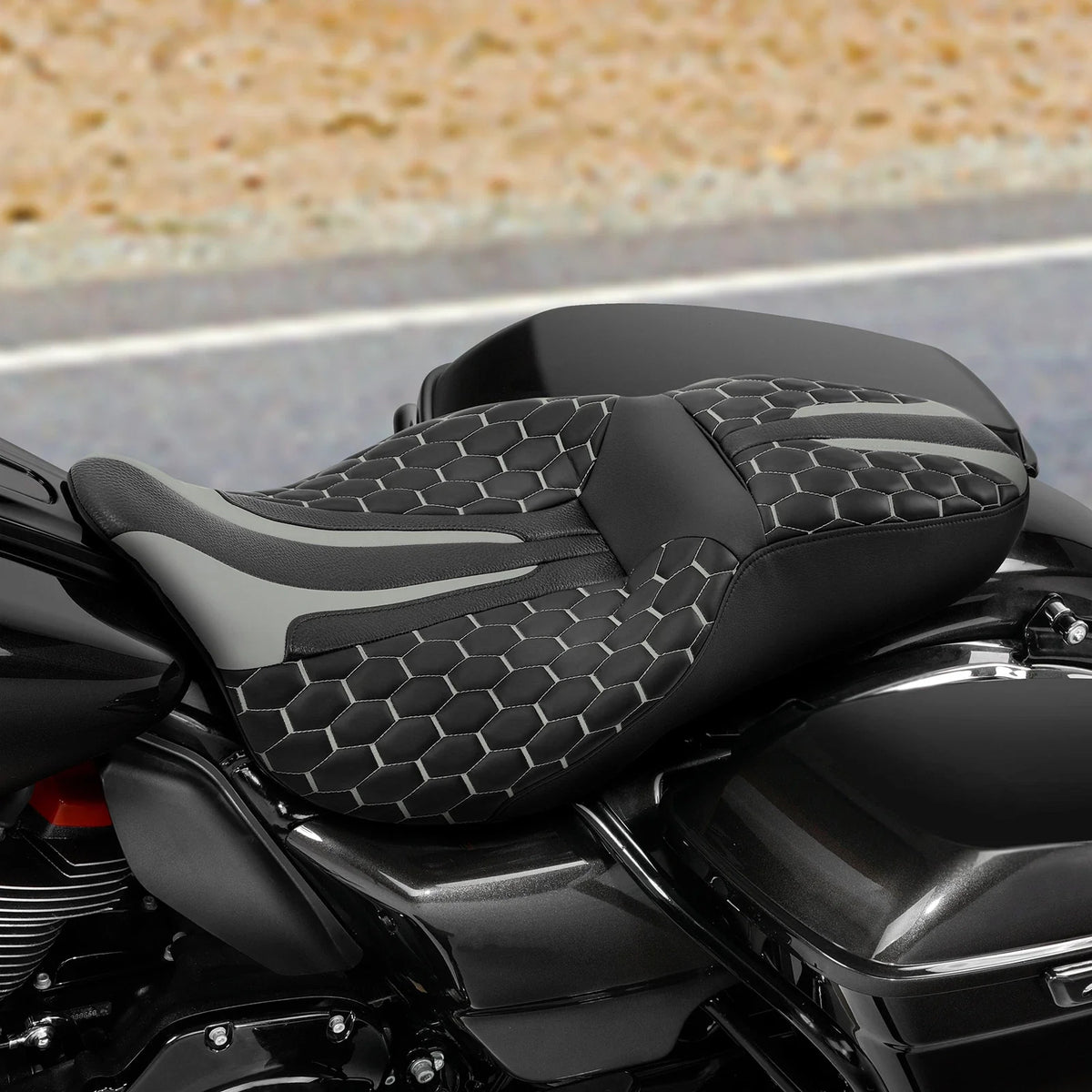 Driver Passenger Seat for Harley Touring Street Road Glide King (2009–2023)