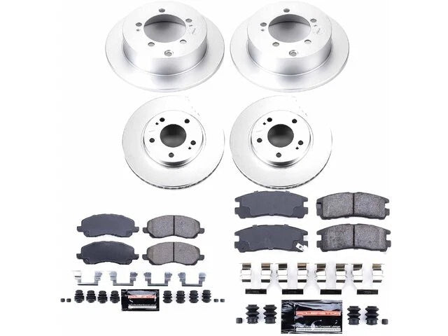 Brake Pad and Rotor Kit for Mitsubishi Galant (2000–2003) 94963GBFG